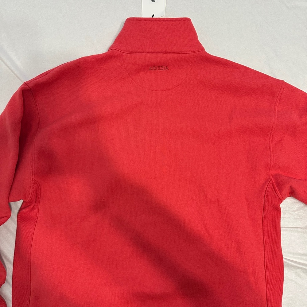 Aritzia boyfriend fit quarter zip sweatshirt